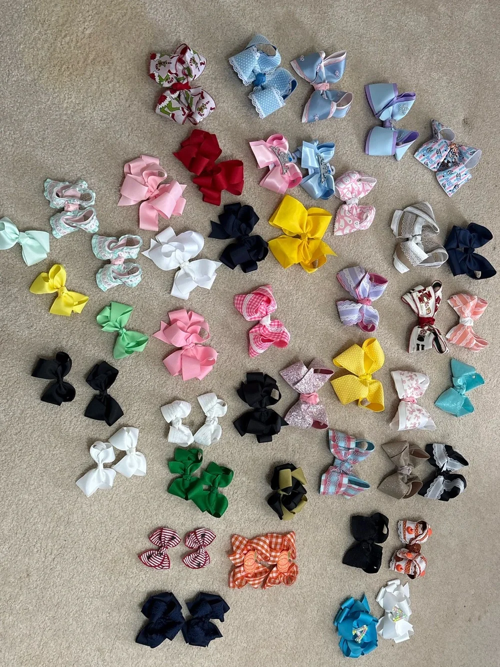 Kids Assorted Hair Bow Set -